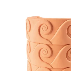 Magna Graecia Terracotta Wall vase Onde