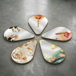 Mirror Gold Frame Pear Sea Girl