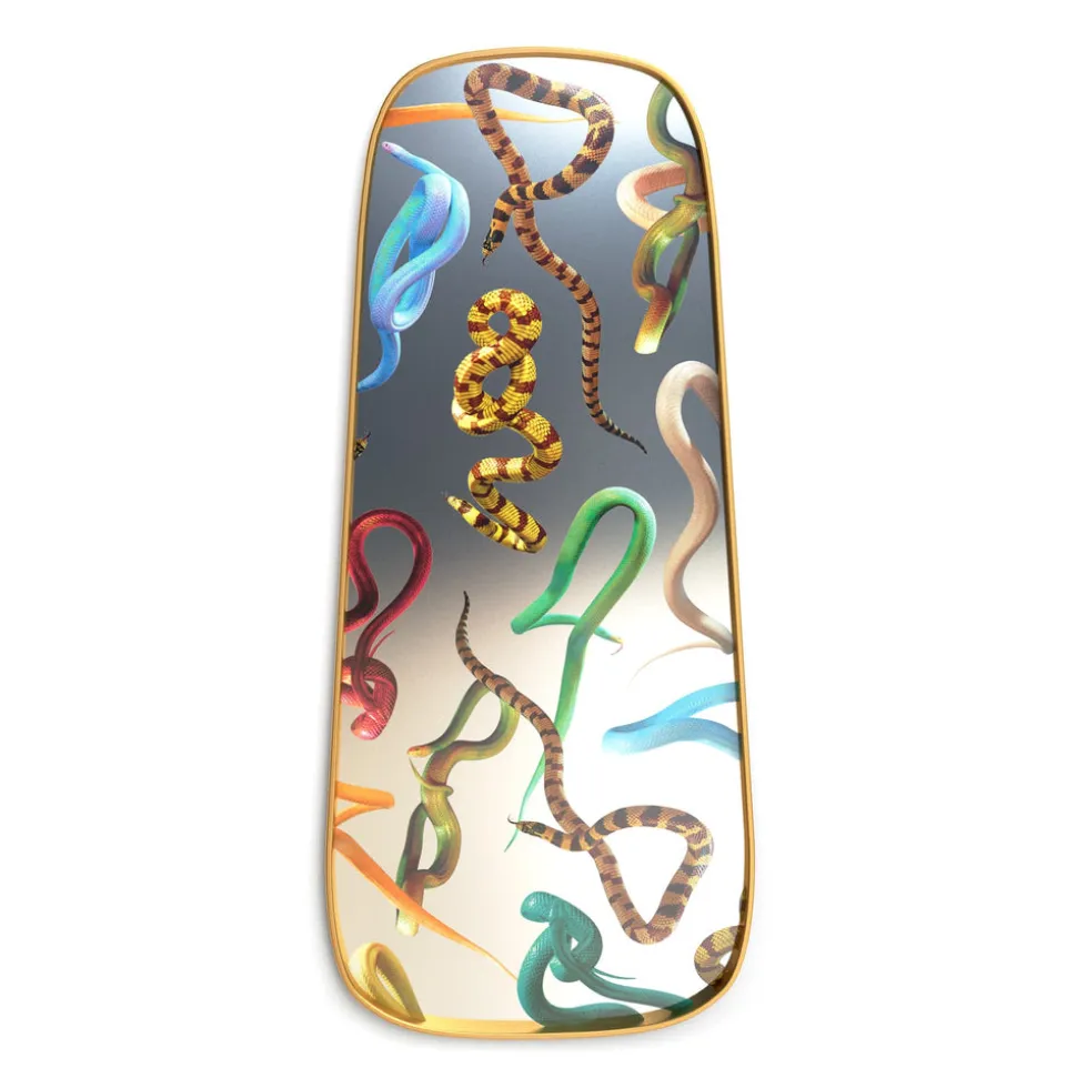 Mirror Gold Frame Snakes