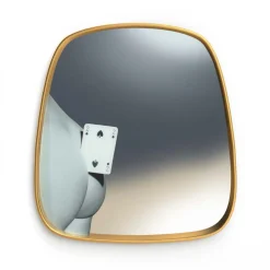 Mirror Gold Frame Two of Spades