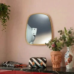 Mirror Gold Frame Two of Spades