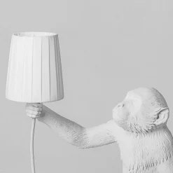 Monkey Lampshade White