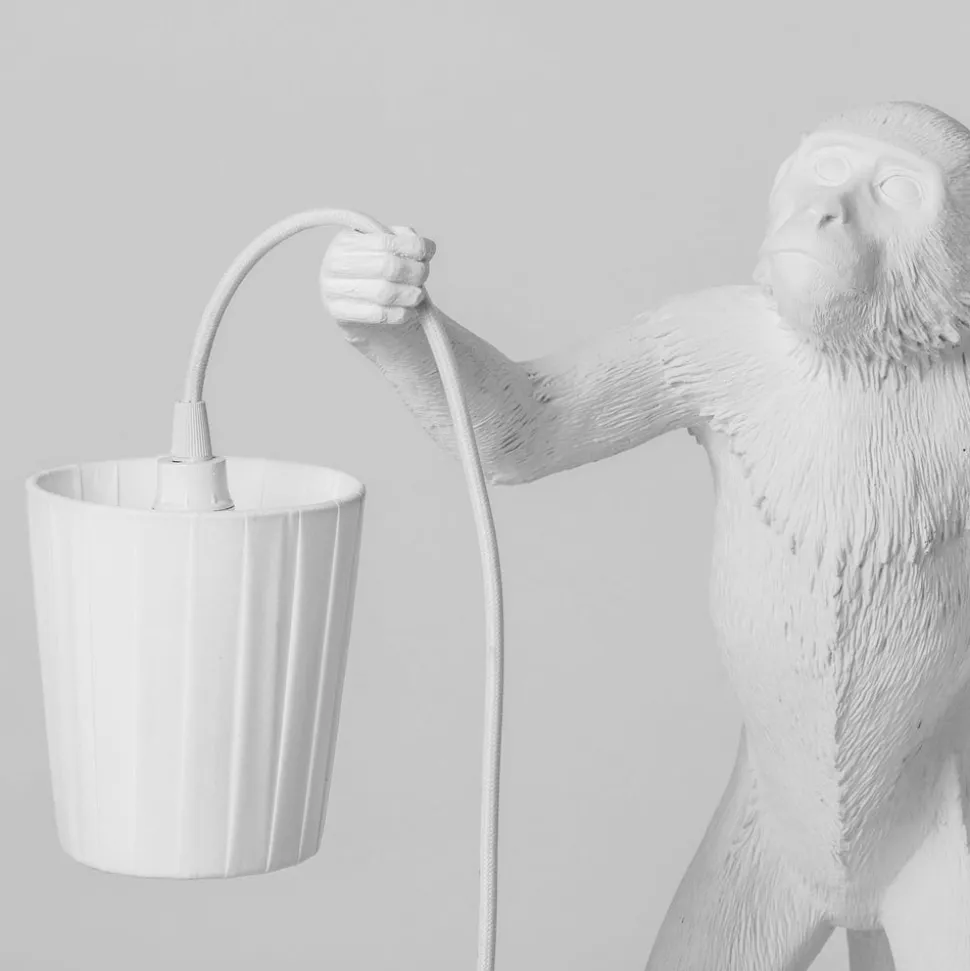 Monkey Lampshade White