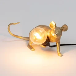 Mouse Lamp Lop Gold