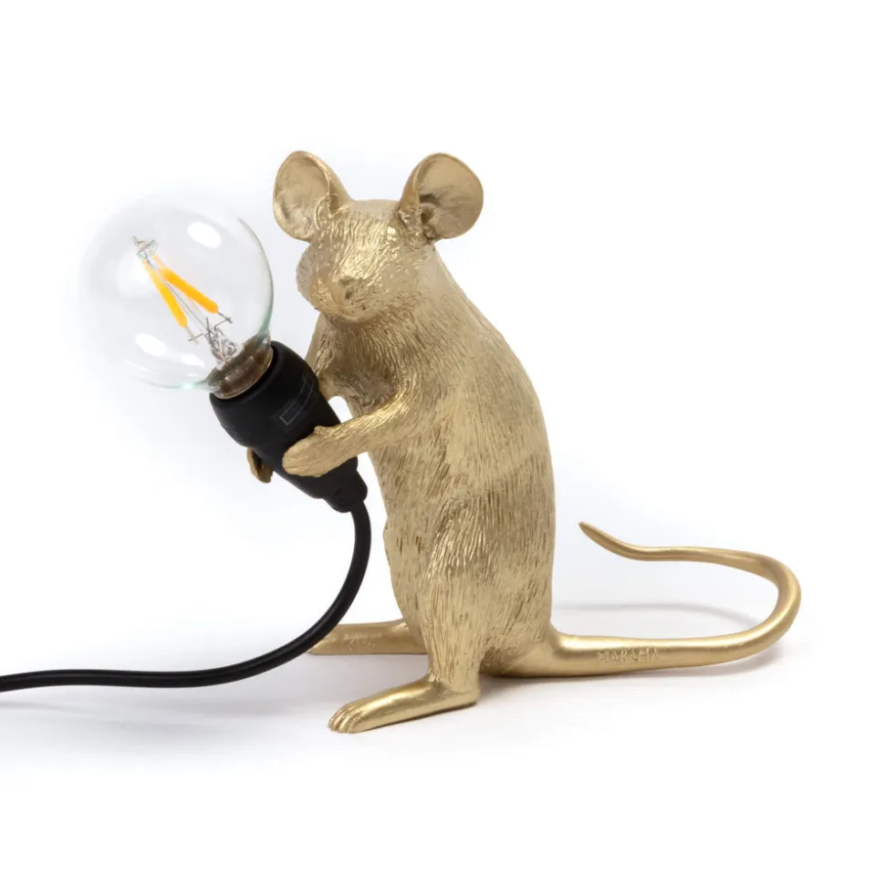 Mouse Lamp Mac Gold