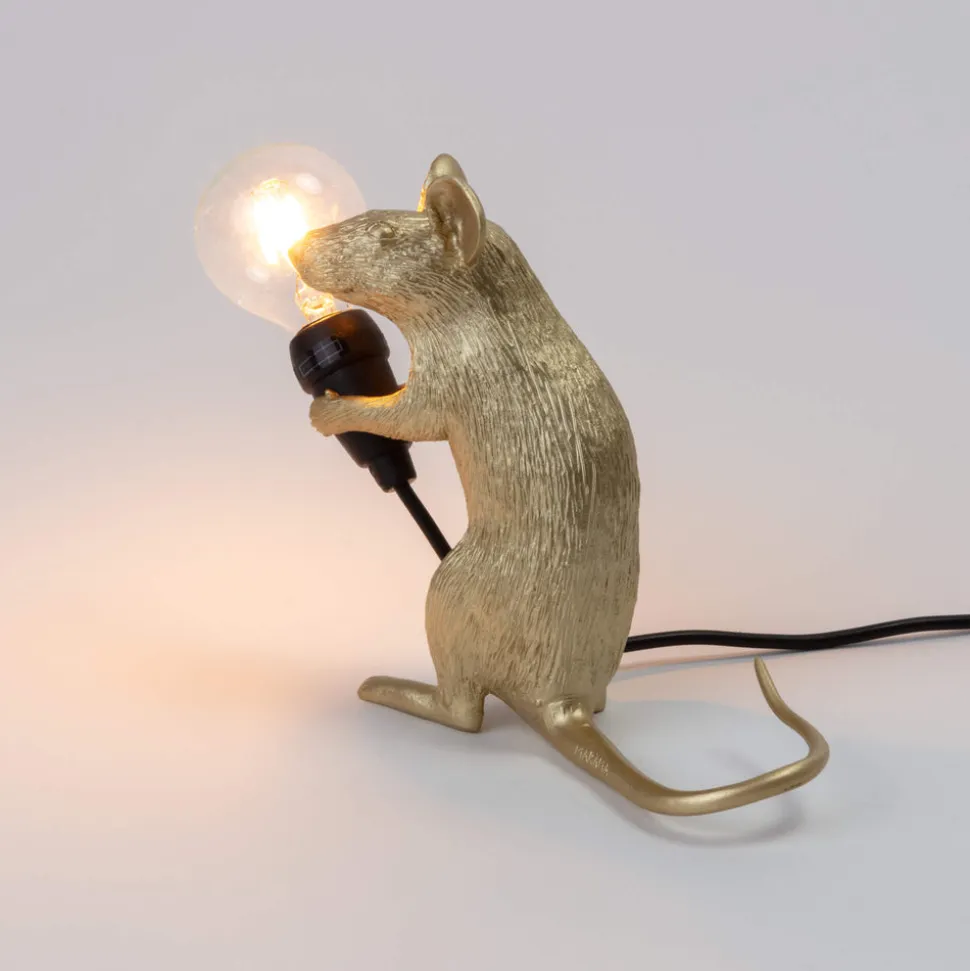 Mouse Lamp Mac Gold