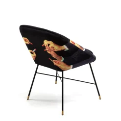 Padded Chair Lipsticks Black