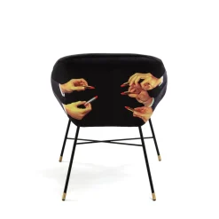 Padded Chair Lipsticks Black