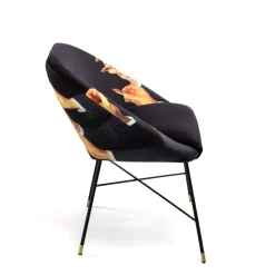 Padded Chair Lipsticks Black