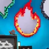 Pixel mirror - Flame