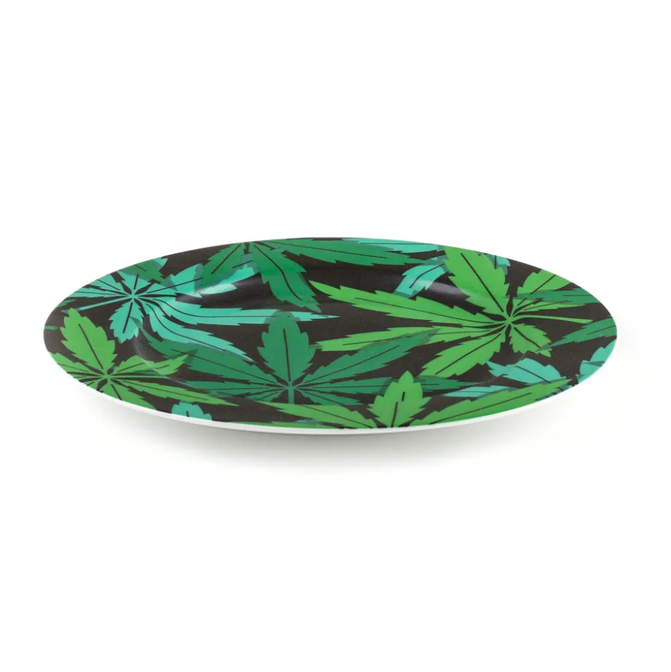 Porcelain Plate Weed