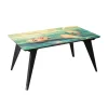 Rectangle Table Sea Girl