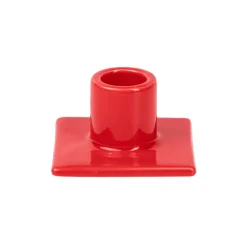 RED Taper candle holder