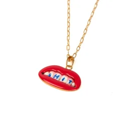 SHIT Necklace with pendant - Toiletpaper Jewels