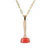 SINK PLUNGER Necklace with pendant - Toiletpaper Jewels