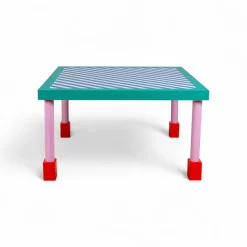 SUPERSQUARE TABLE BLUE STRIPES