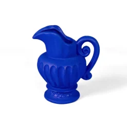 Terracotta Vase Caraffa Blue