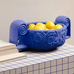Terracotta Vase Centrotavola Blue