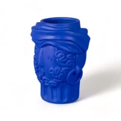 Terracotta Vase Man Blue