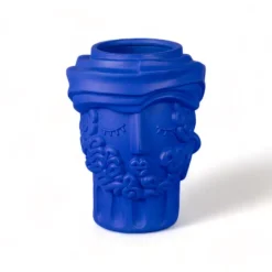 Terracotta Vase Man Blue