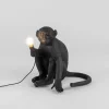 The Monkey Lamp Black Sitting Version