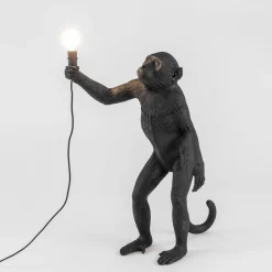 The Monkey Lamp Black Standing Version