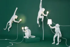 The Monkey Lamp Hanging Version Left