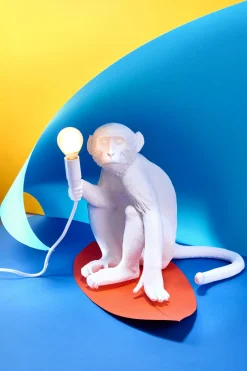 The Monkey Lamp Sitting Version