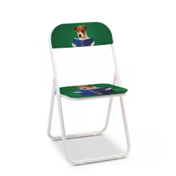 TOILETPAPER PETS FOLDING CHAIR - NERDY DOG