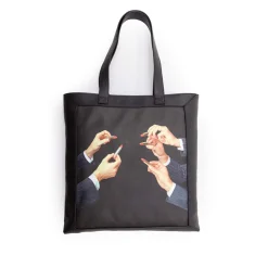 Travel Kit Tote Bag Black Lipstick