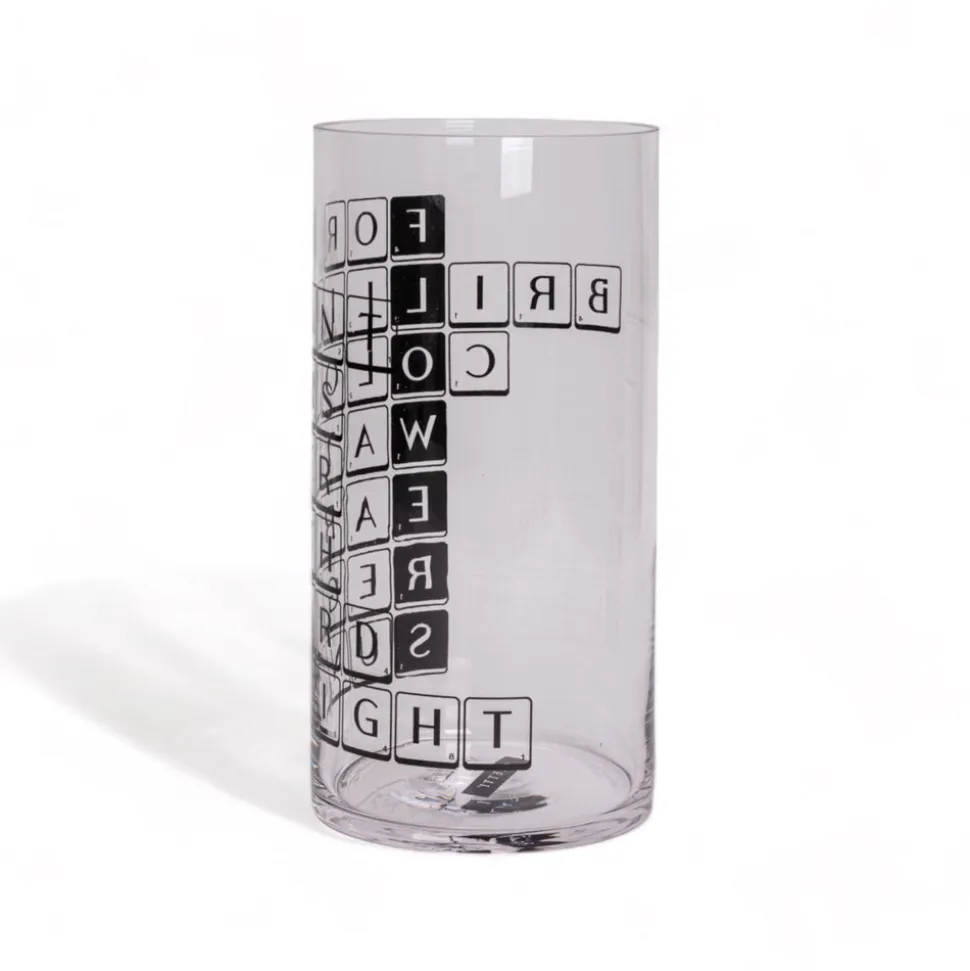 Vase in glass Tiles & Tales "Flowers"
