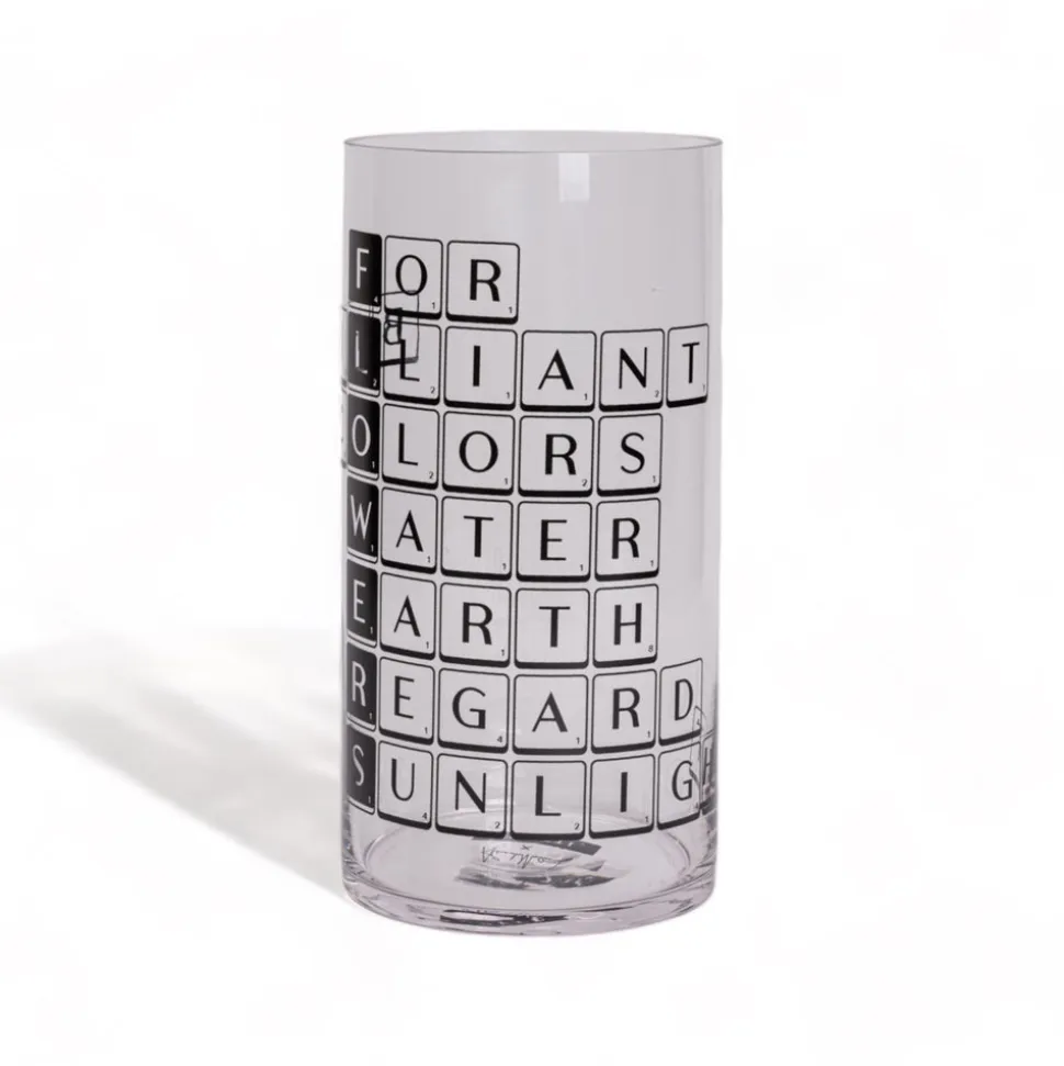 Vase in glass Tiles & Tales "Flowers"