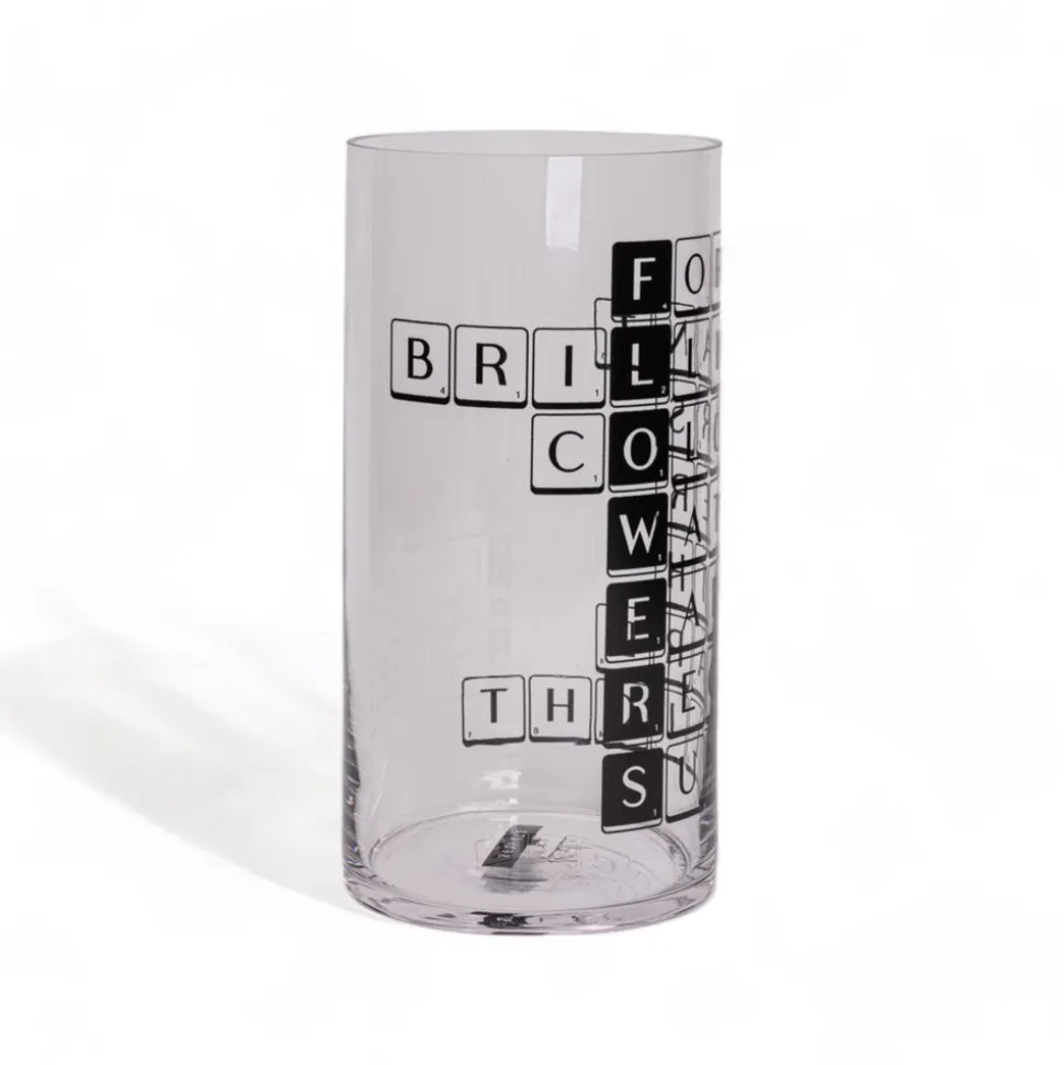 Vase in glass Tiles & Tales "Flowers"