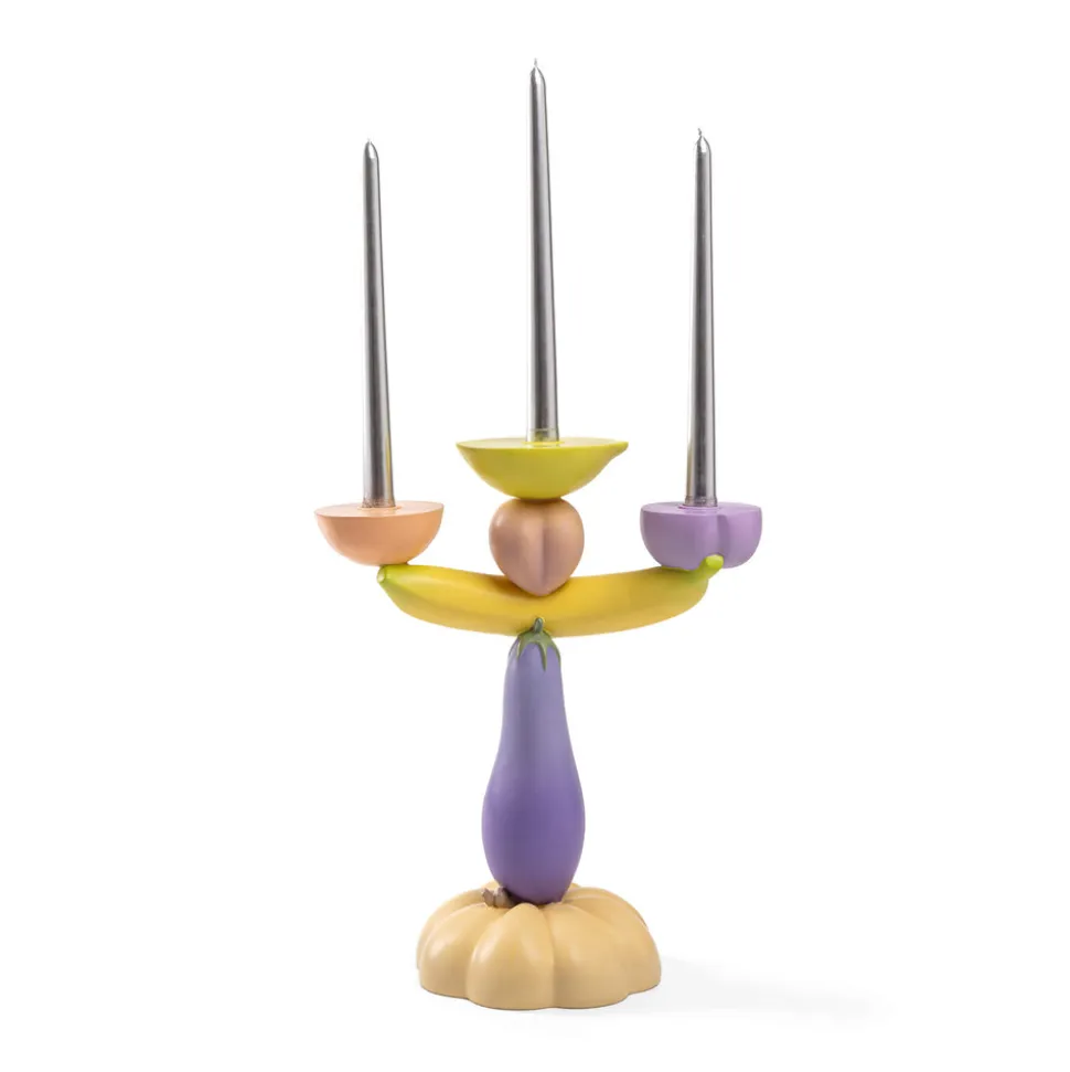 Vitamin Aubergine Candelabra