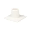 WHITE Taper candle holder